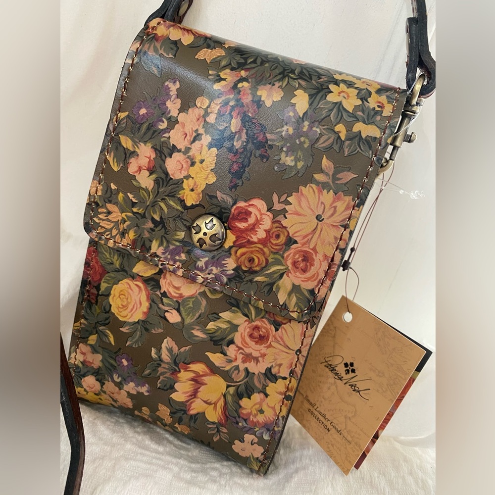 Patricia Nash * Rivalta * Floral Leather c/b • NWT! - Picture 6 of 8
